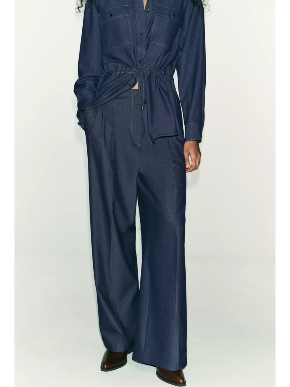 Zara NWT chambray set - Picture 12 of 16